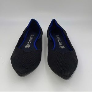Rothy’s the point pointy toe Classic solid black flats